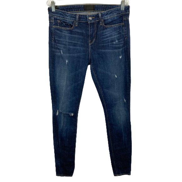 Vince Jeans Womens Sz 29 Slim‎ Leg Medium Wash Jeans Stretch - Picture 1 of 12